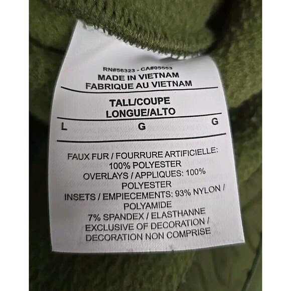 Nike Sportswear Essentials High Pile Fleece Vest Full-Zip Green Men's Size L - Picture 6 of 9